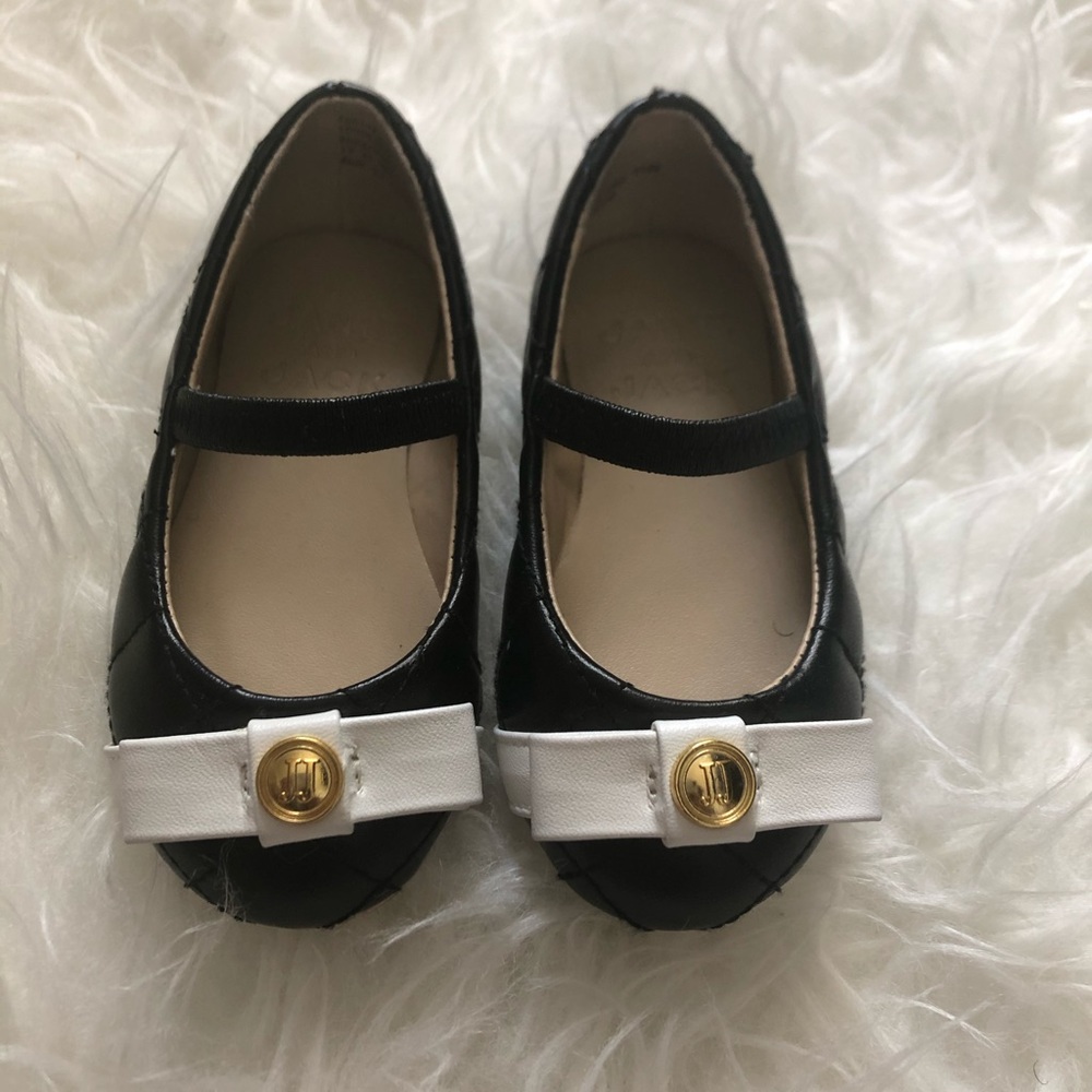 Janie and Jack Quilted Bow Flat - size 4